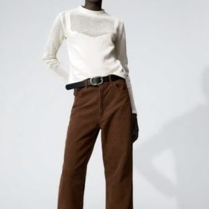 Zara Cream Sweater Top